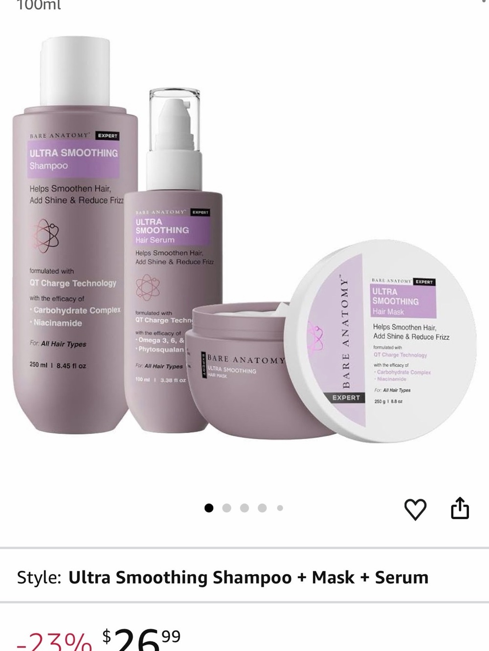 Ultra Smoothing Shampoo + Mask + Serum Set - Lavender